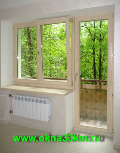 Lesena okna za stanovanje